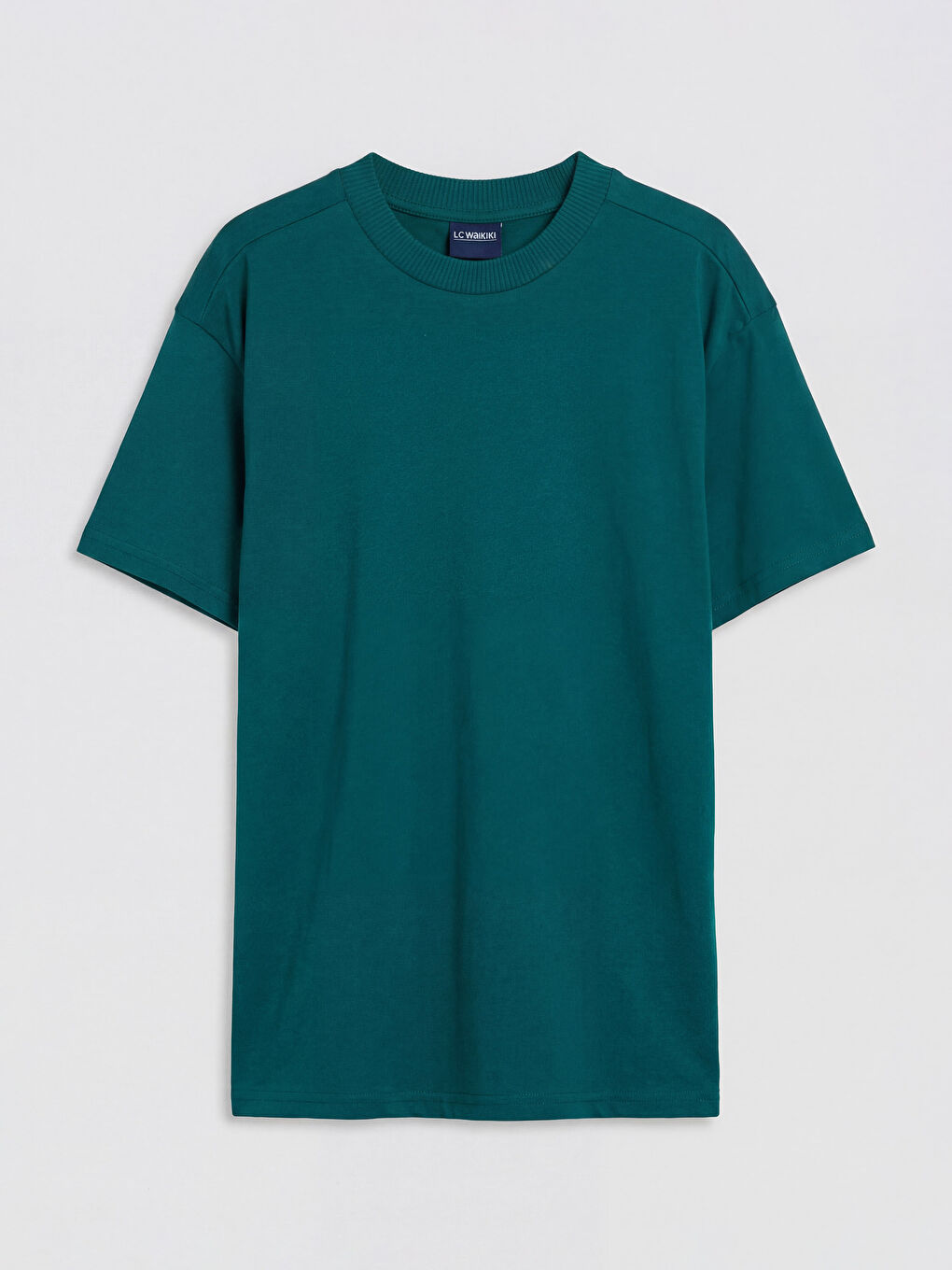 Petrol Bisiklet Yaka Erkek Çocuk Tişört