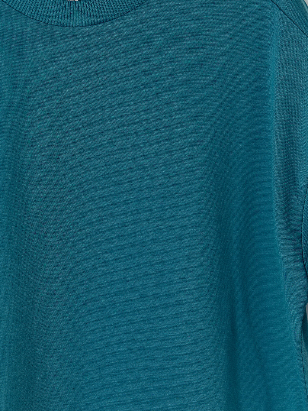 Mavi Bisiklet Yaka Erkek Çocuk Tişört-2