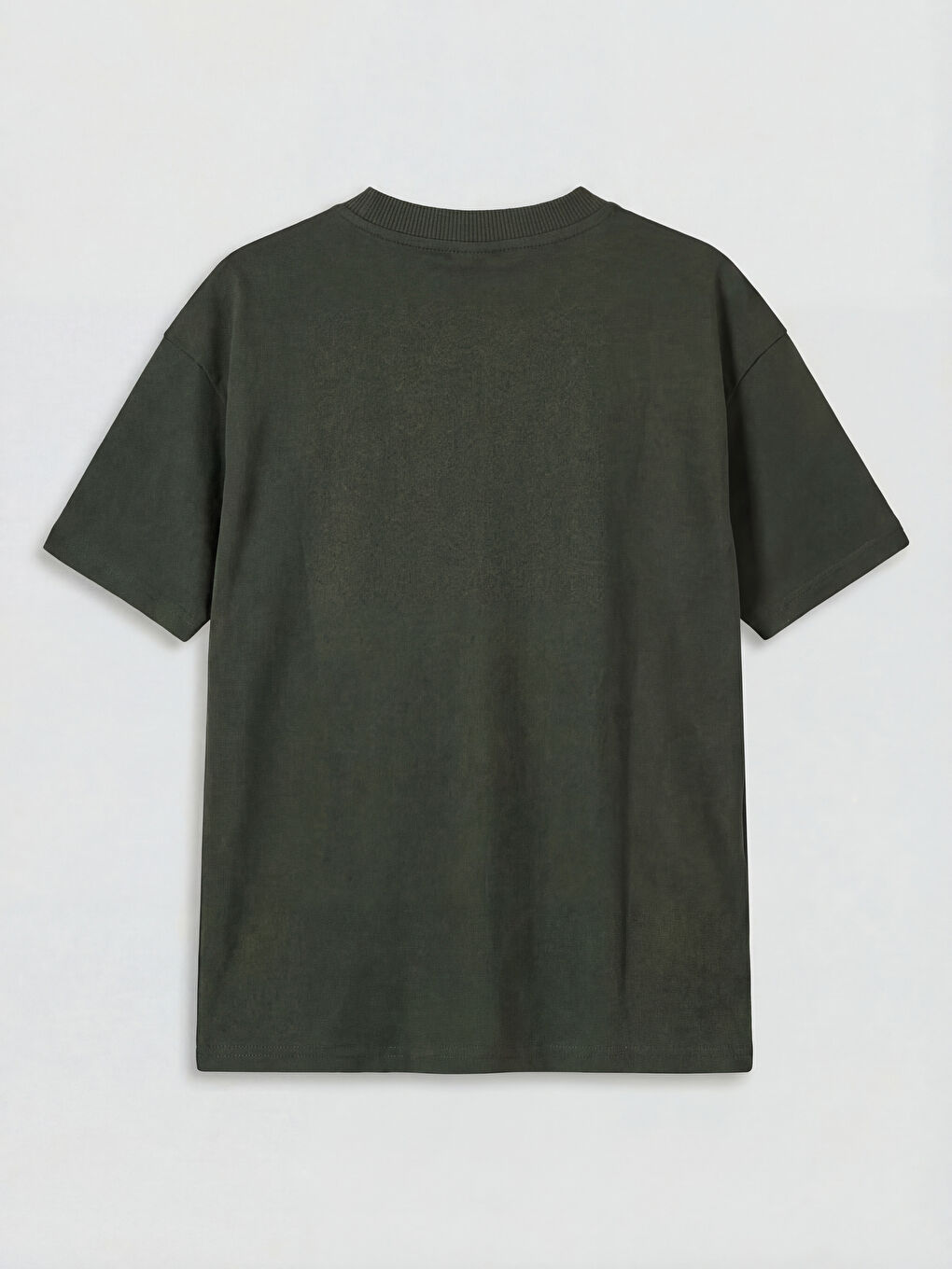 Yeşil Bisiklet Yaka Erkek Çocuk Tişört-1