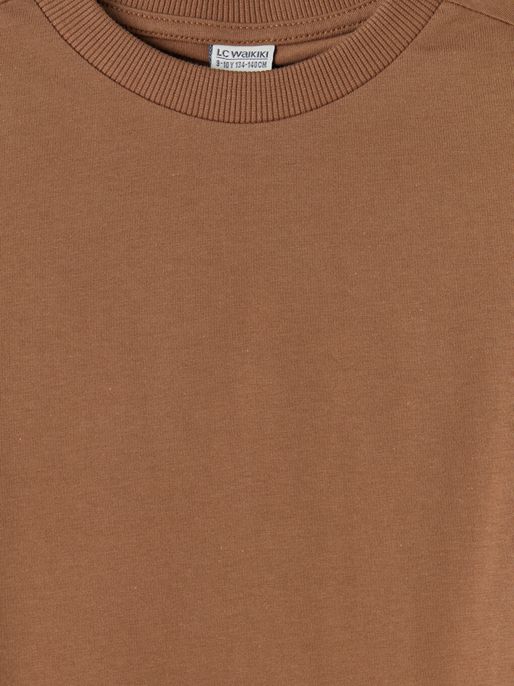 Crew Neck Basic Boys' T-Shirt-2