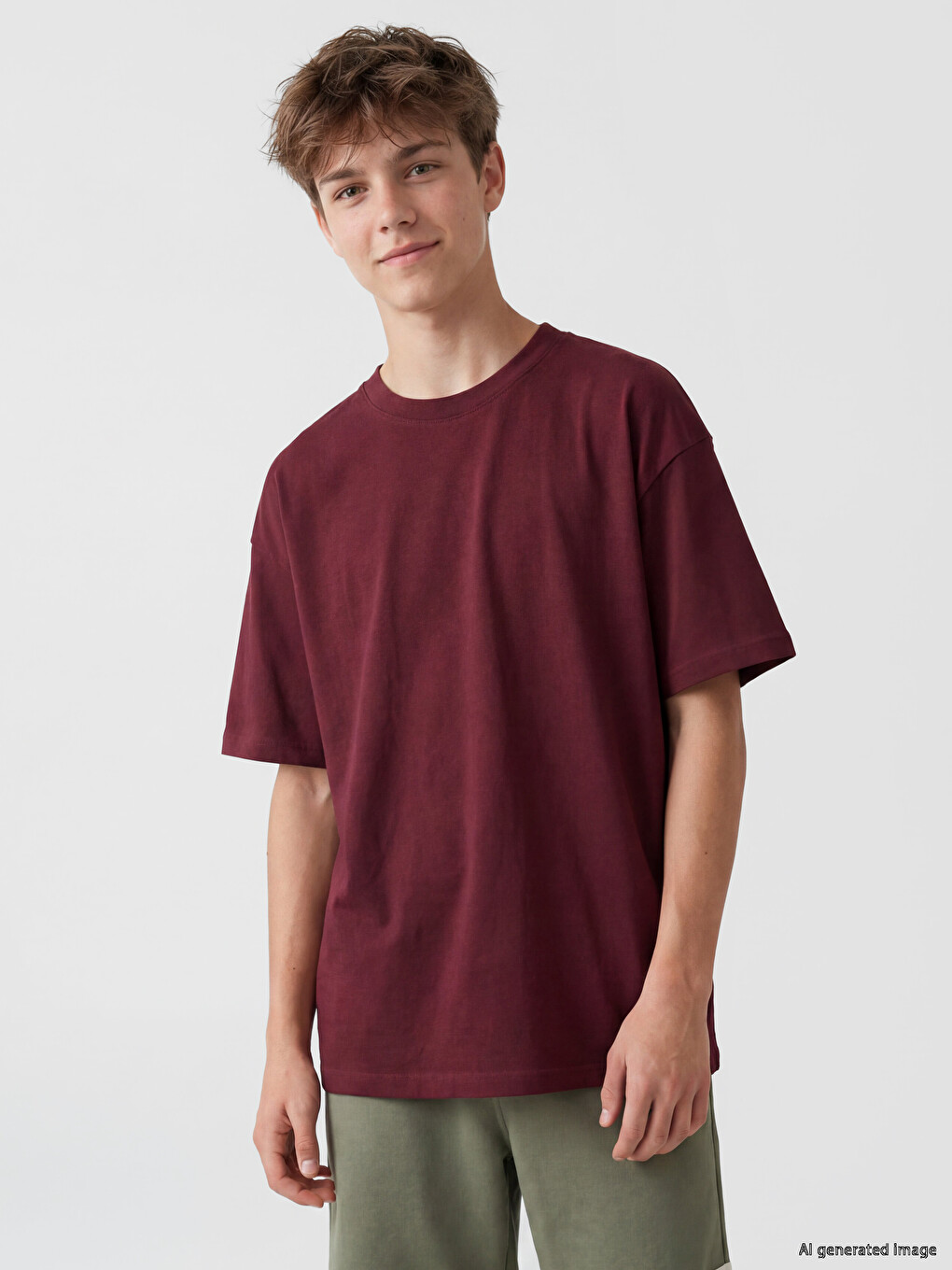 Crew Neck Short Sleeve Boys' T-shirt