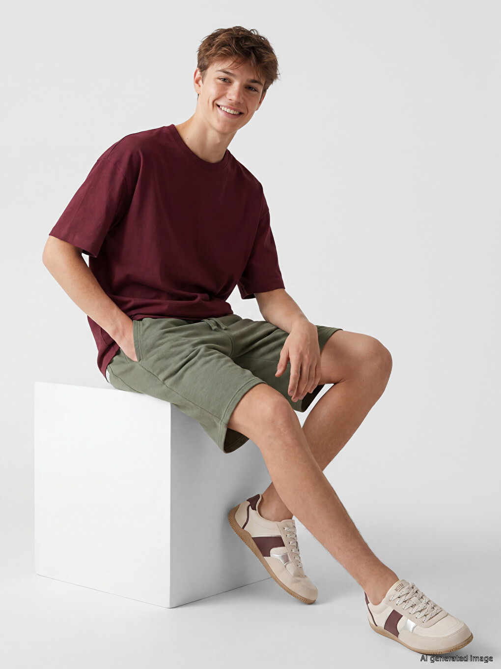 Crew Neck Short Sleeve Boys' T-shirt-1