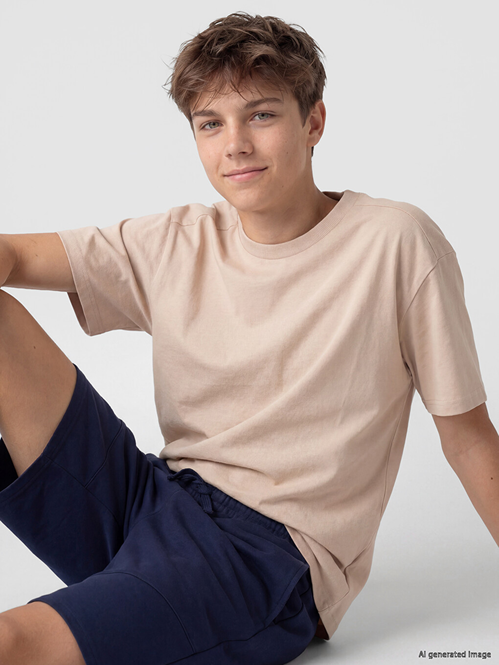 Crew Neck Short Sleeve Boys' T-shirt