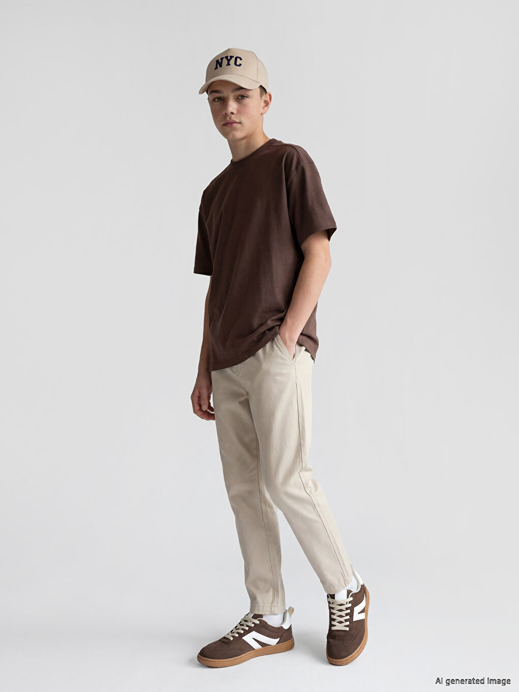 Boy Brown T-Shirt-1