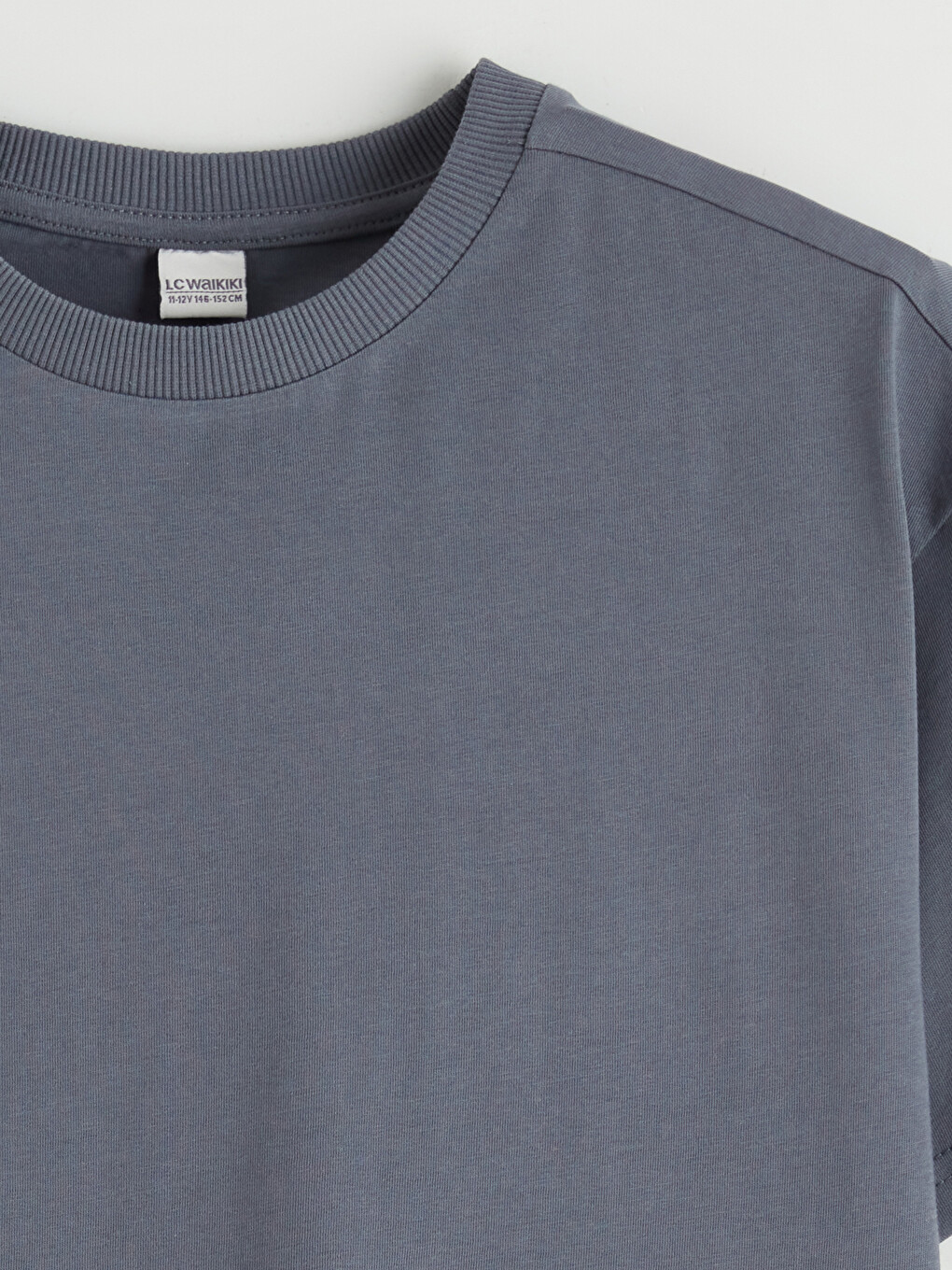 Crew Neck Short Sleeve Boys' T-shirt-2