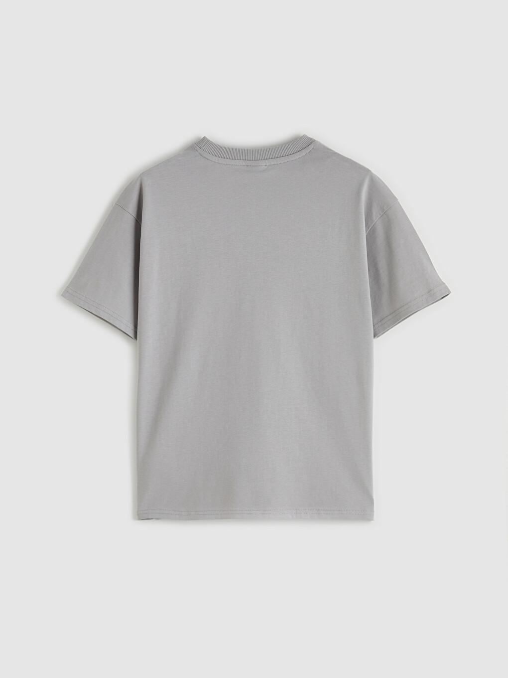 Crew Neck Short Sleeve Boys' T-shirt-5