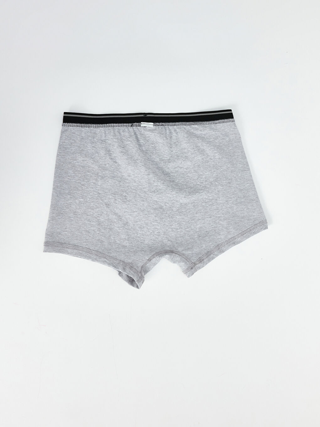Gri Pamuklu Esnek Erkek Boxer-2