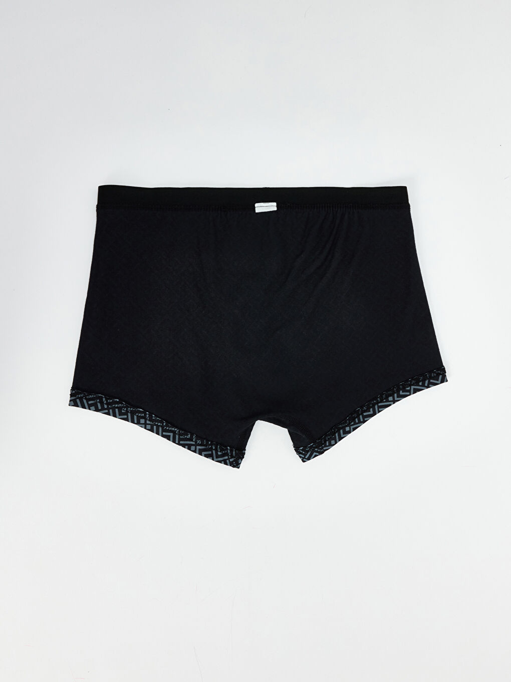 Siyah Standart Kalıp Pamuklu Esnek Erkek Boxer 5'li-4