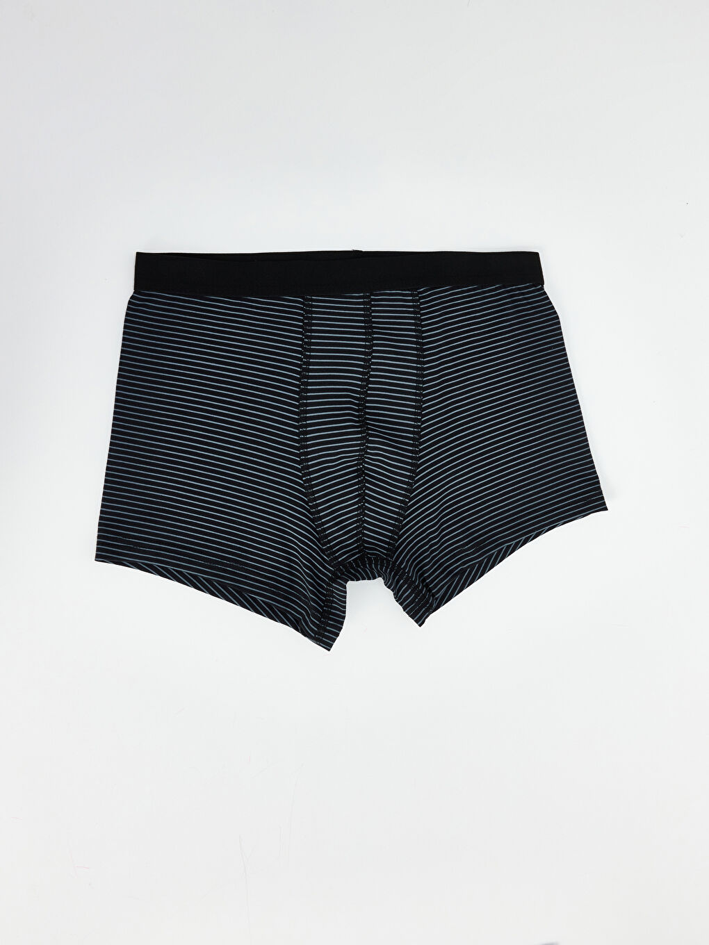 Siyah Standart Kalıp Pamuklu Esnek Erkek Boxer 5'li-5