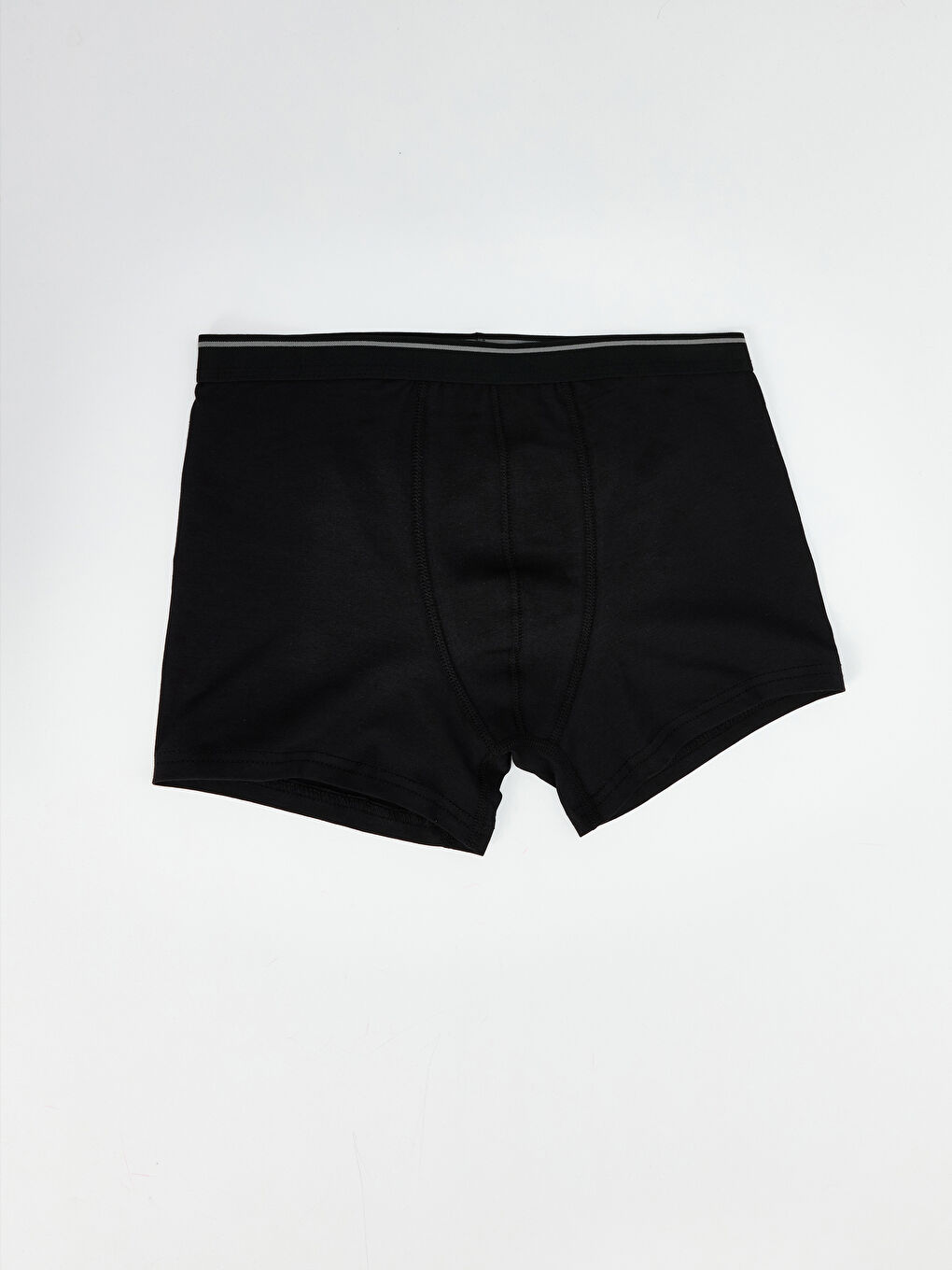 Siyah Standart Kalıp Pamuklu Esnek Erkek Boxer 5'li-11