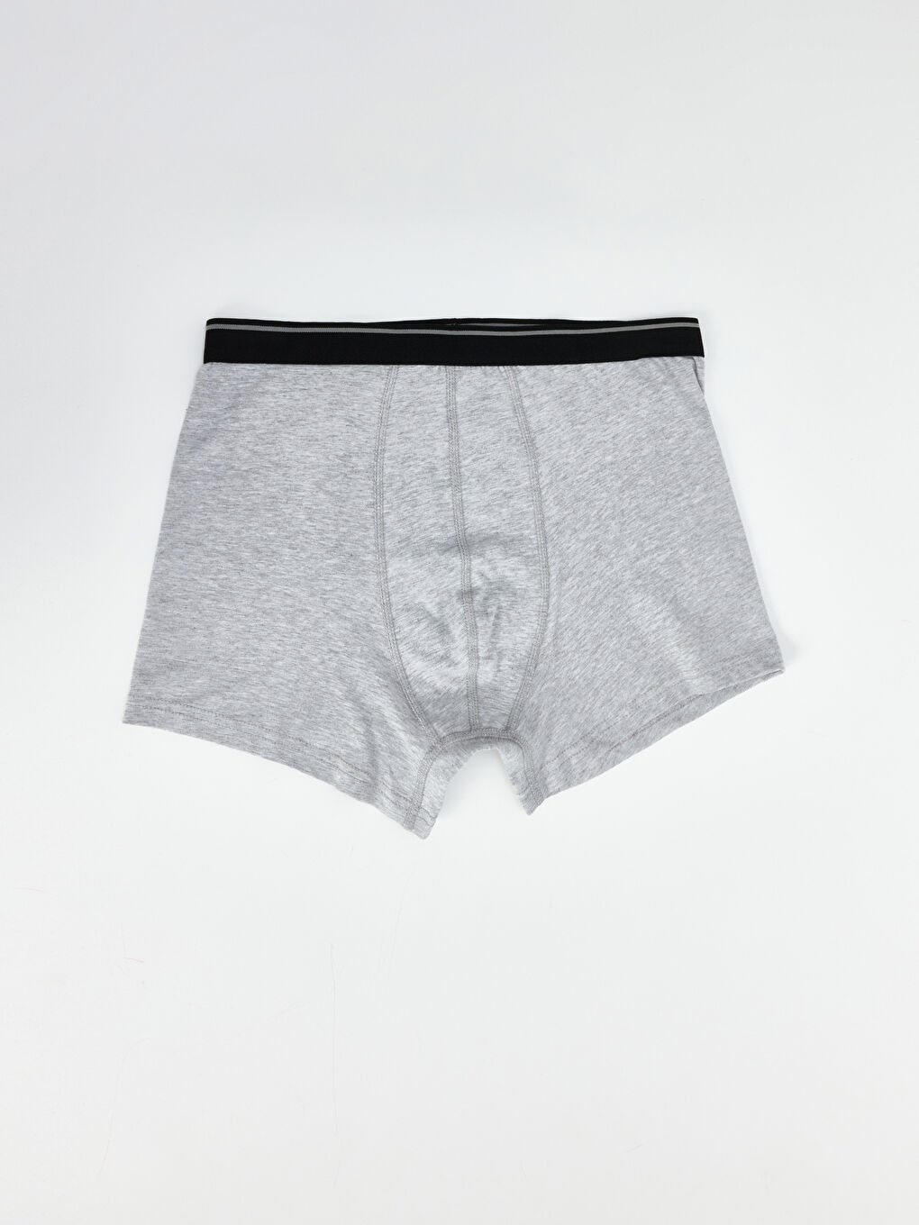 Siyah Standart Kalıp Pamuklu Esnek Erkek Boxer 5'li-17