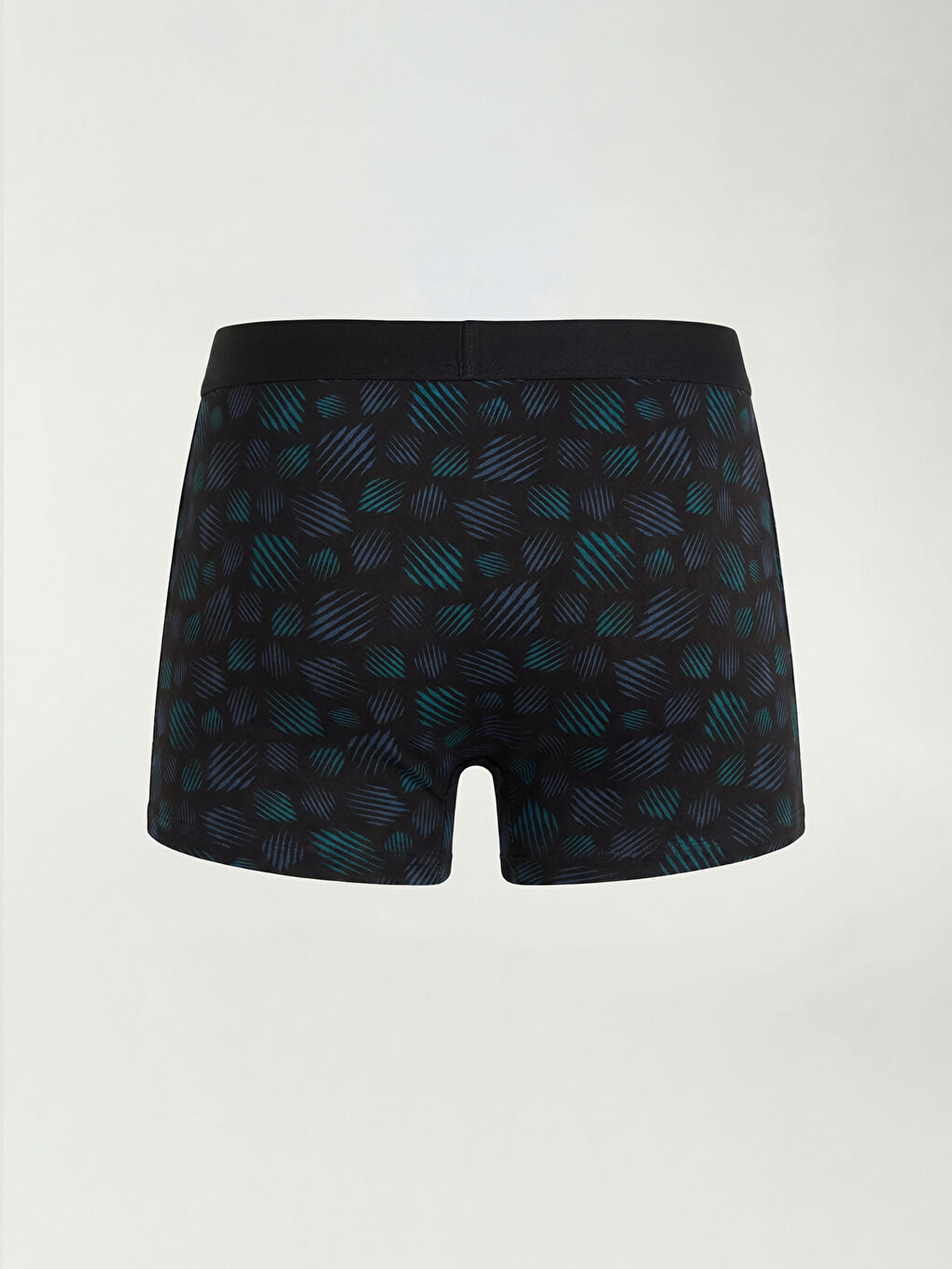 Siyah Standart Kalıp Pamuklu Esnek Erkek Boxer 3'lü-2