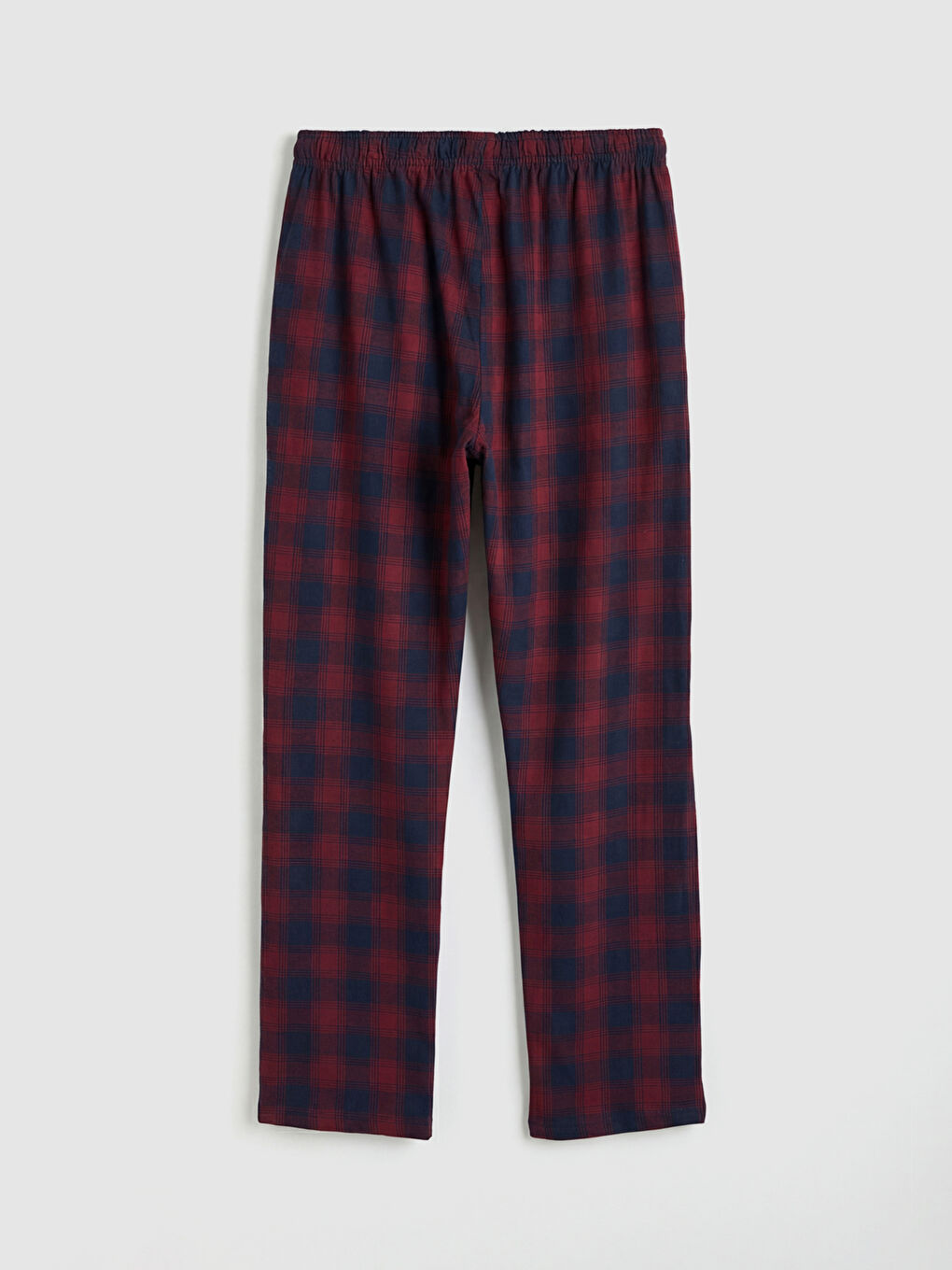 Lacivert Standart Kalıp Ekose Erkek Pijama Alt-1