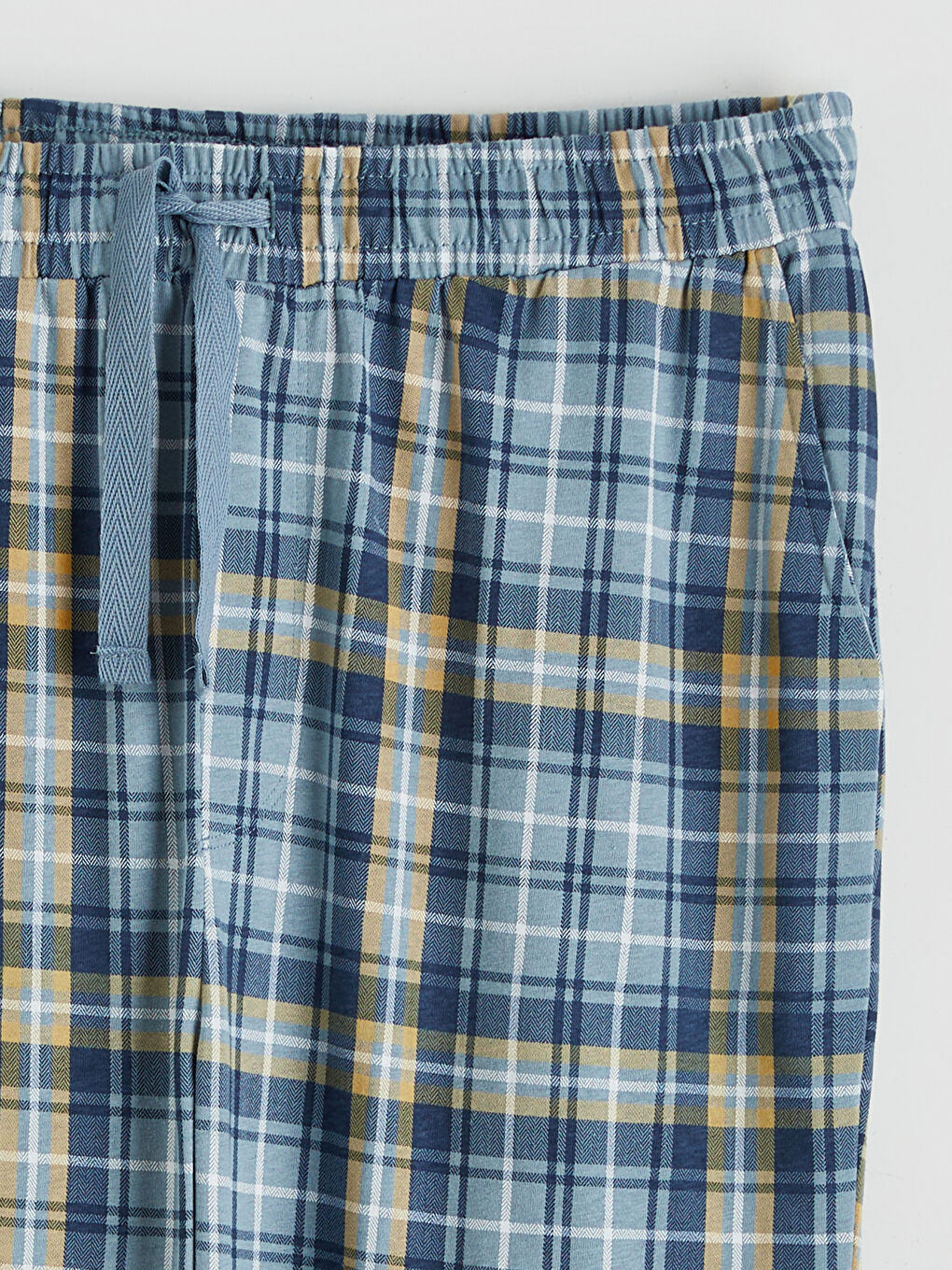 Classic Fit Plaid Men's Pajama Bottoms-5