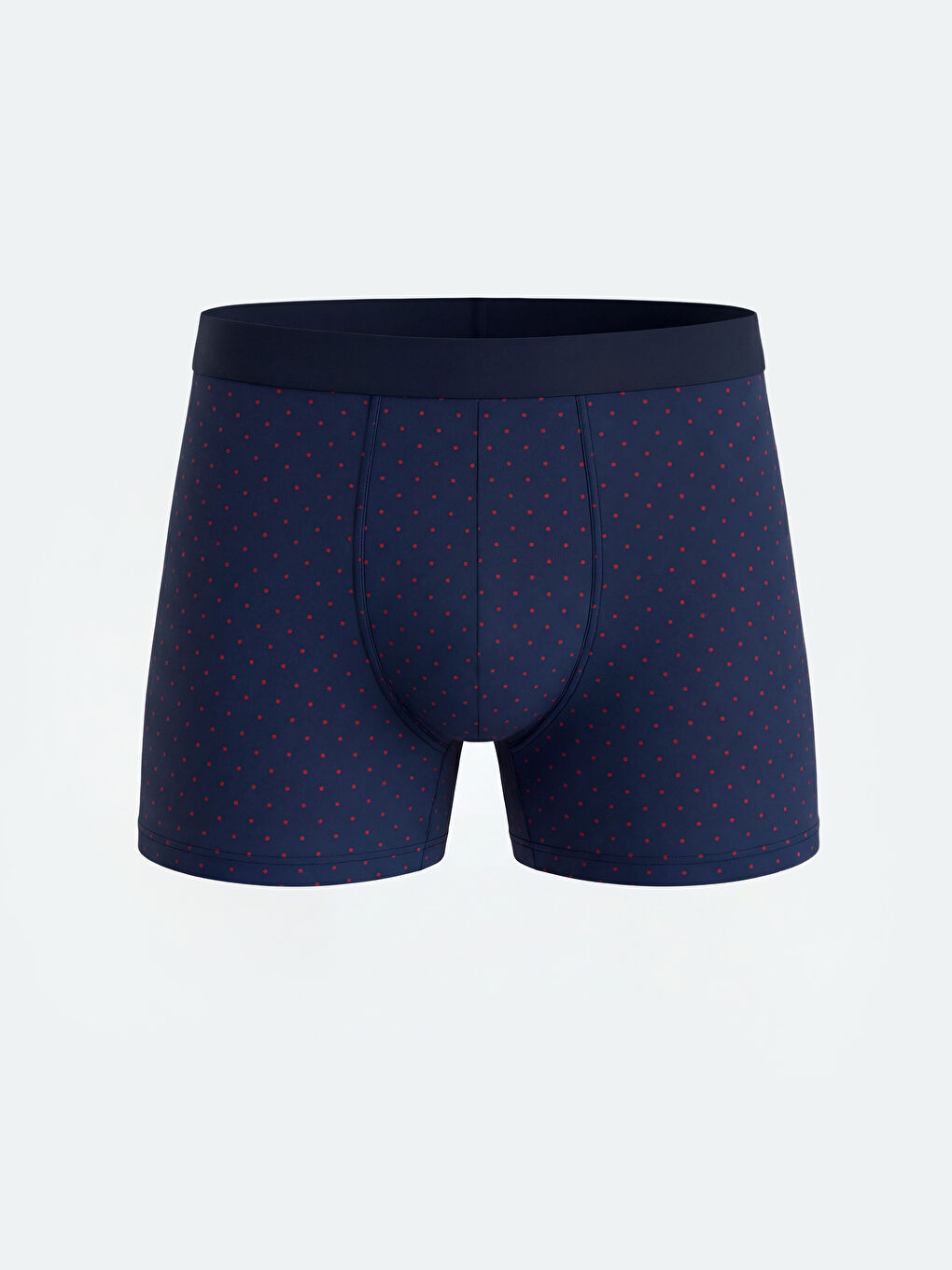 Lacivert Standart Kalıp Pamuklu Esnek Erkek Boxer 5'li-4
