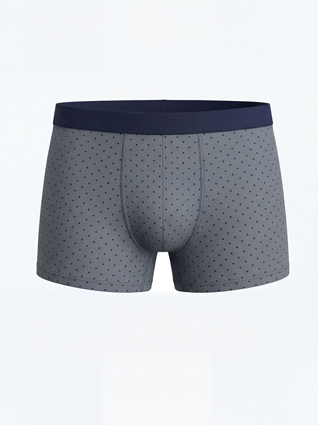 Gri Standart Kalıp Pamuklu Esnek Erkek Boxer