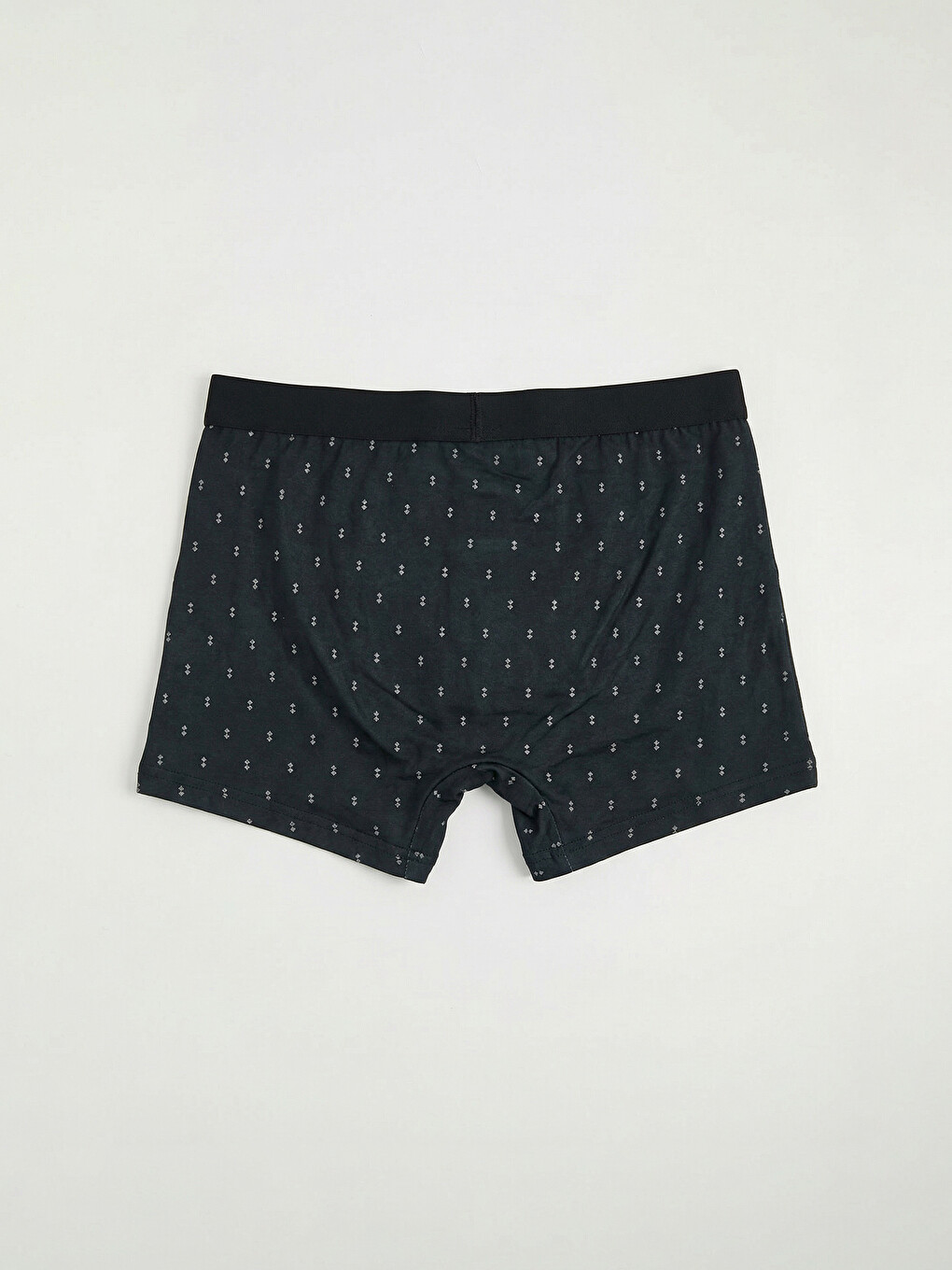 Siyah Pamuklu Esnek Erkek Boxer-1
