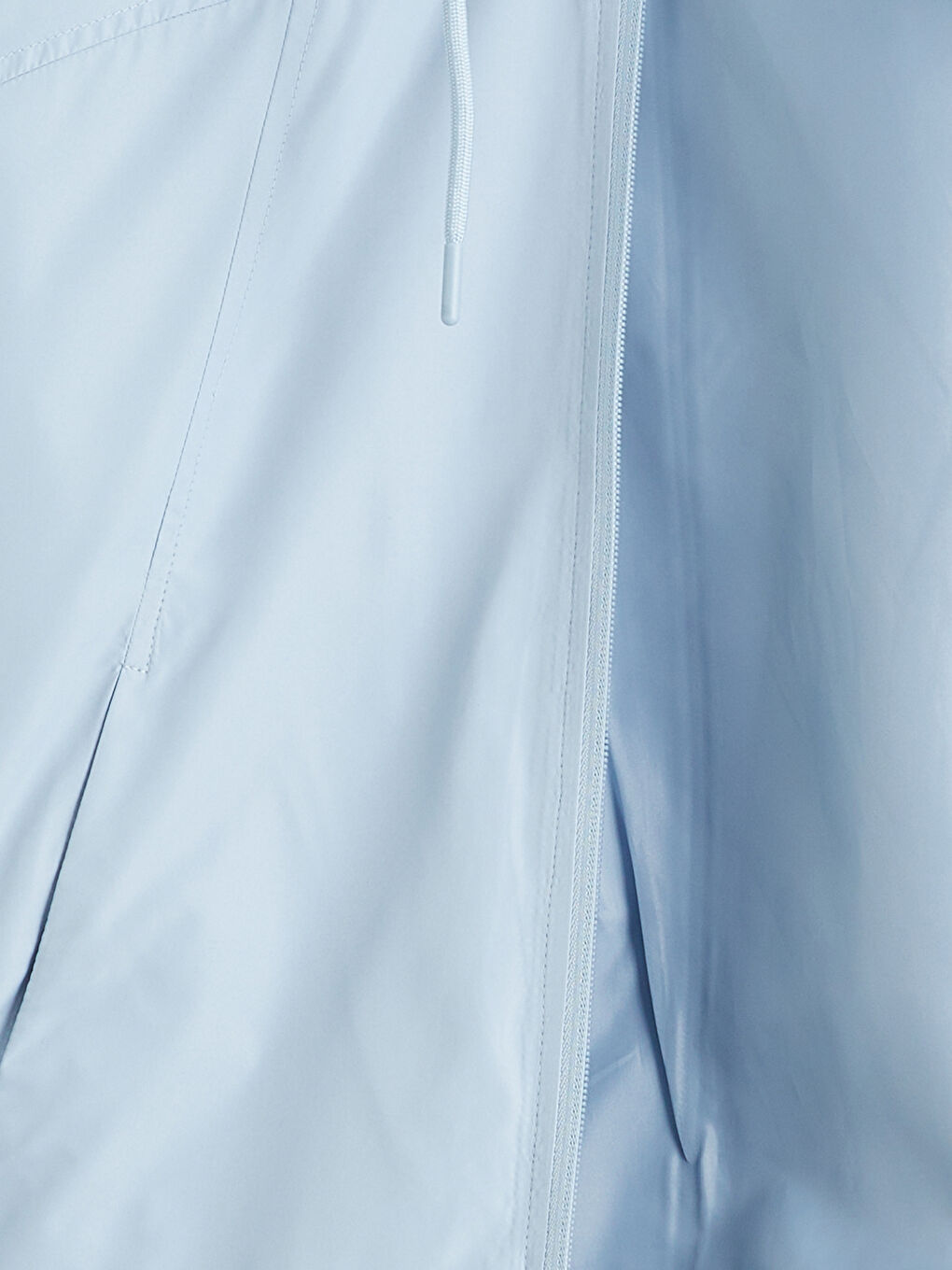 Oversized hooded raincoat for women.-6