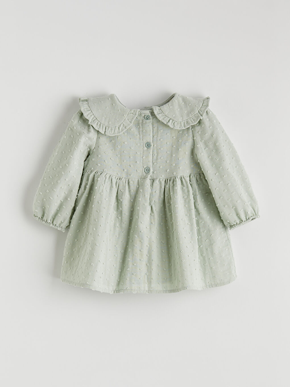 فستان أخضر طفلة-1
