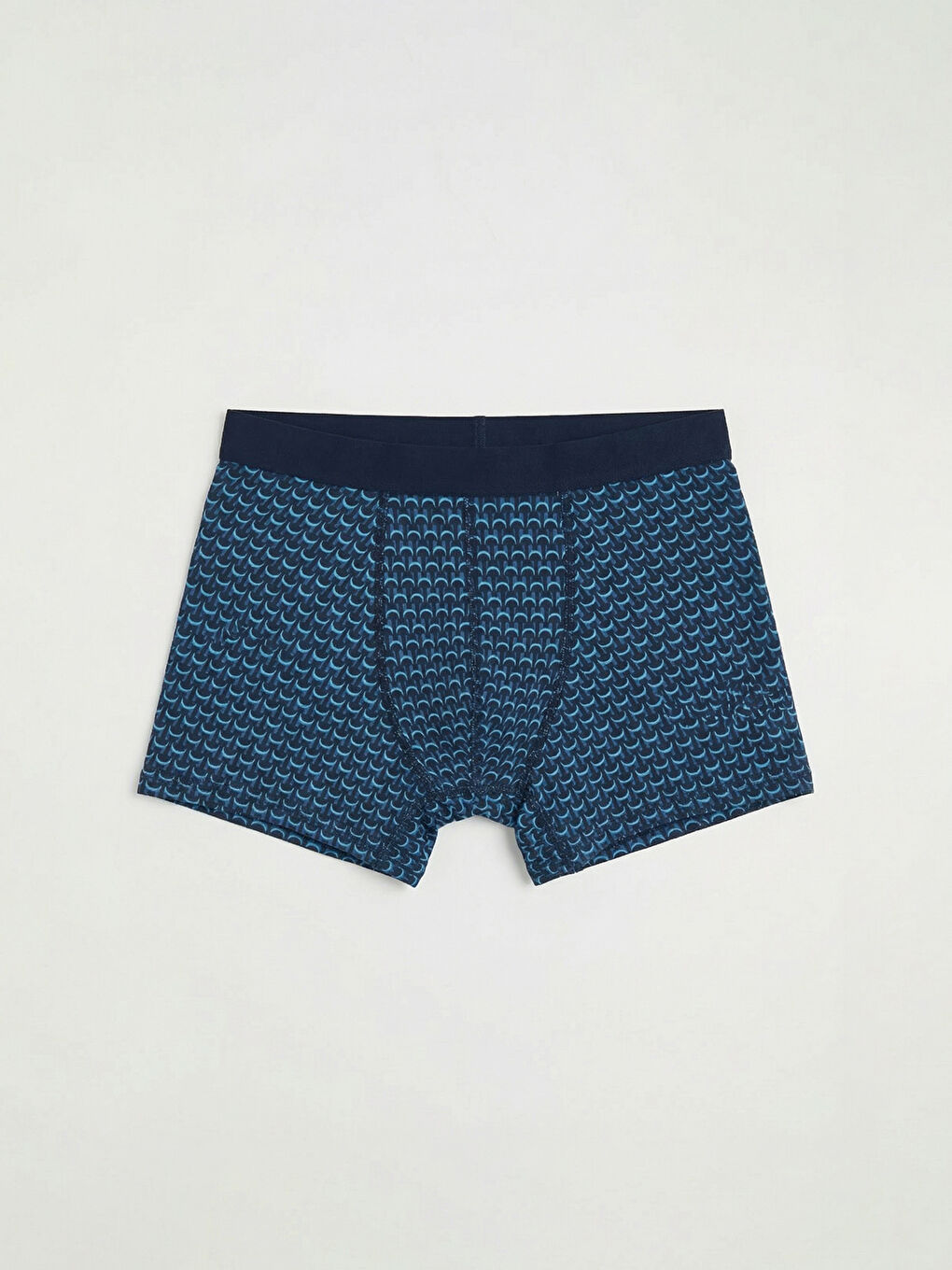 Lacivert Standart Kalıp Pamuklu Esnek Erkek Boxer 3'lü-3