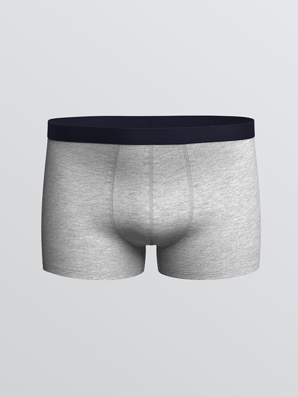 Siyah Standart Kalıp Pamuklu Esnek Erkek Boxer 3'lü-2