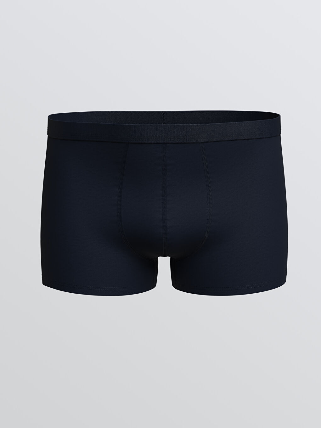 Lacivert Standart Kalıp Pamuklu Esnek Erkek Boxer 3'lü-2