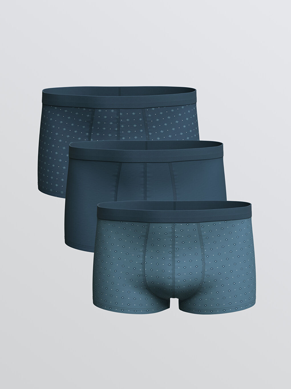 Regular Fit Pamučne Rastegljive Muške Bokserice 3-Komada