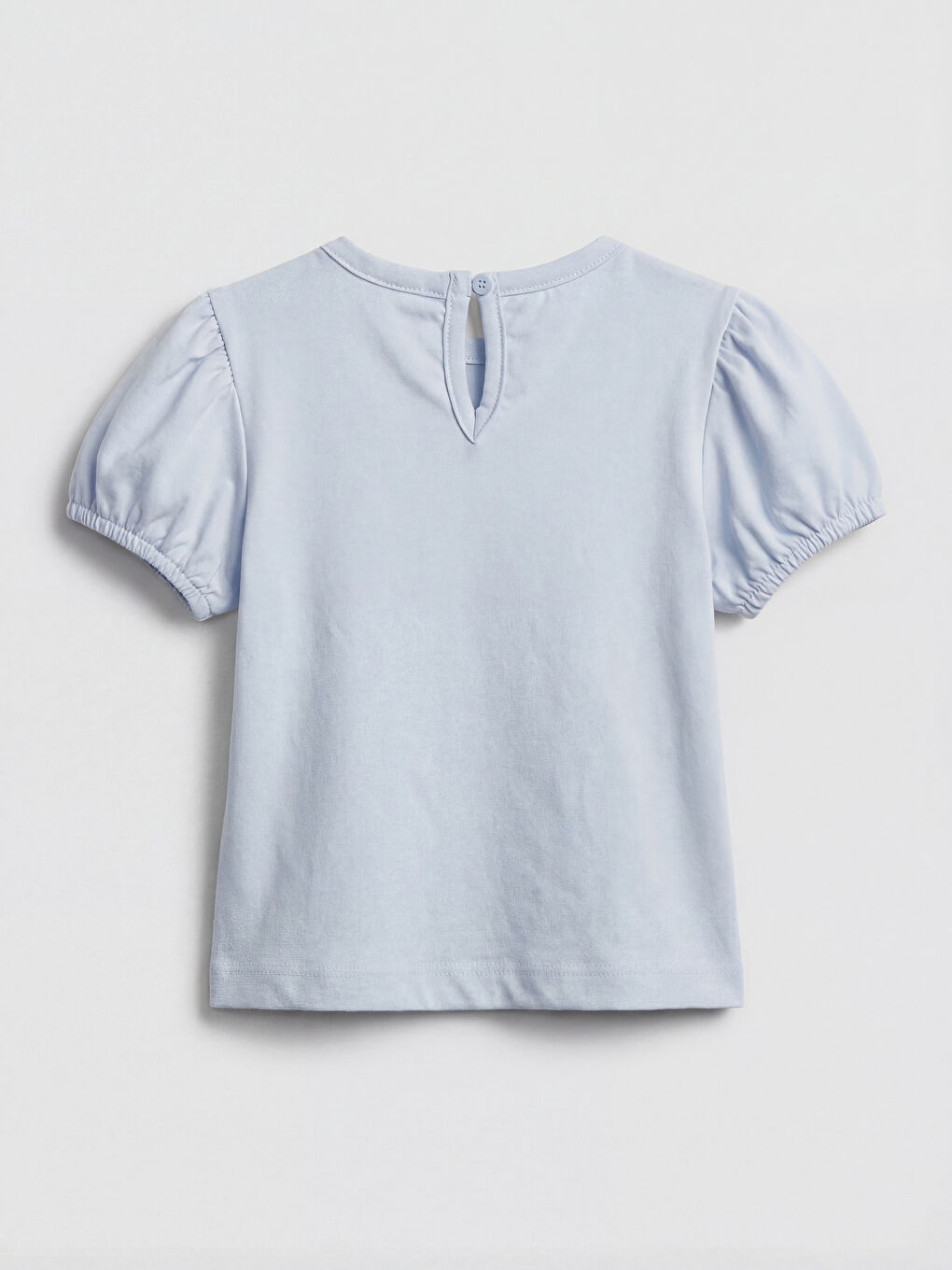 Ekru Desenli Kız Bebek Poplin Elbise-4