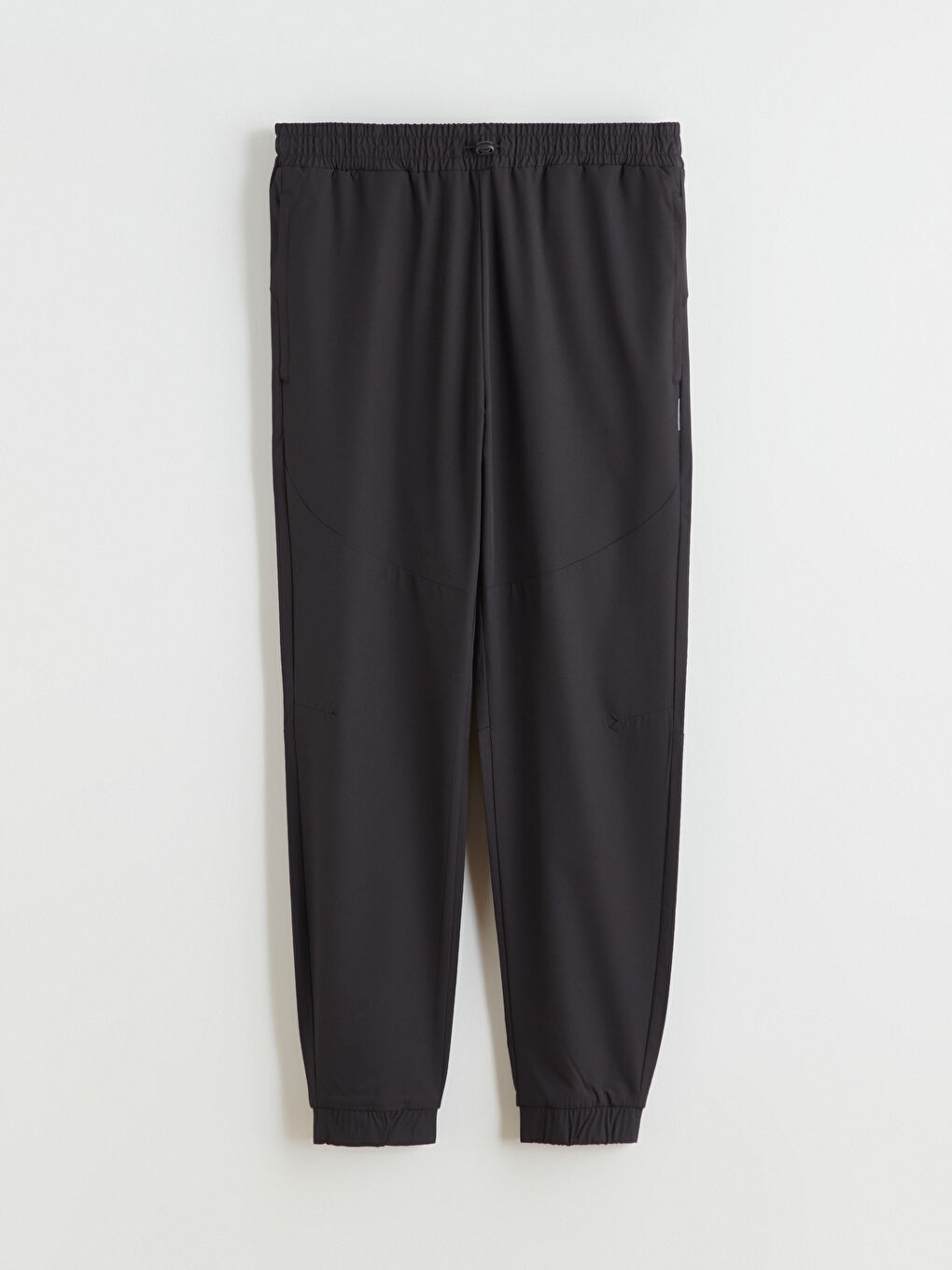 Siyah Standart Kalıp Erkek Jogger Eşofman Altı-4