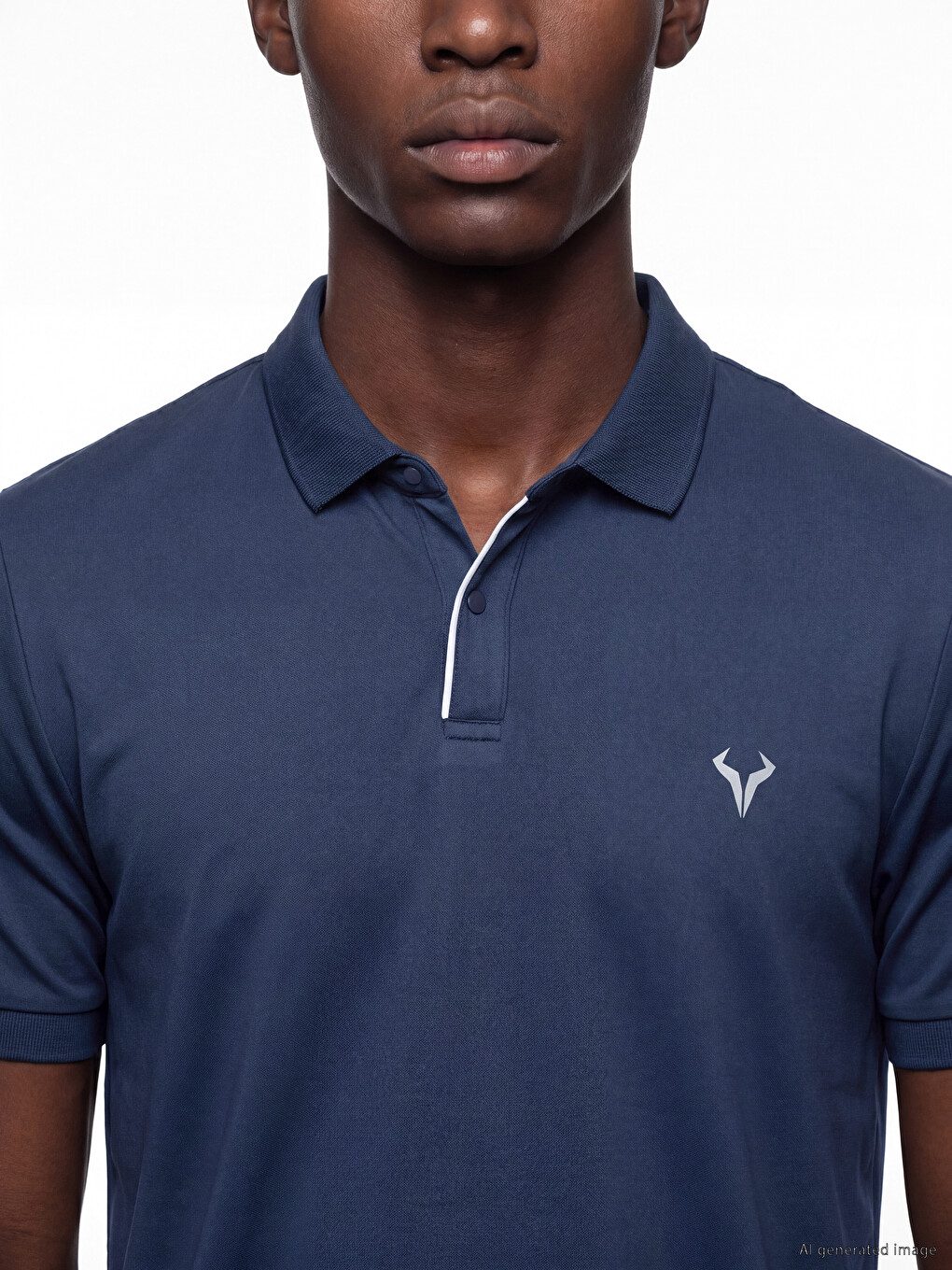 Polo Collar Embroidered Men's Sport T-Shirt-2