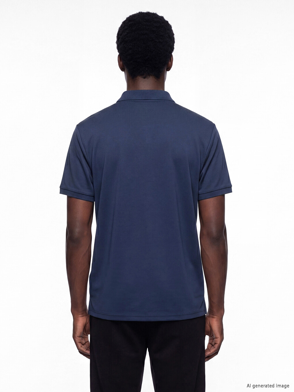 Polo Collar Embroidered Men's Sport T-Shirt-3