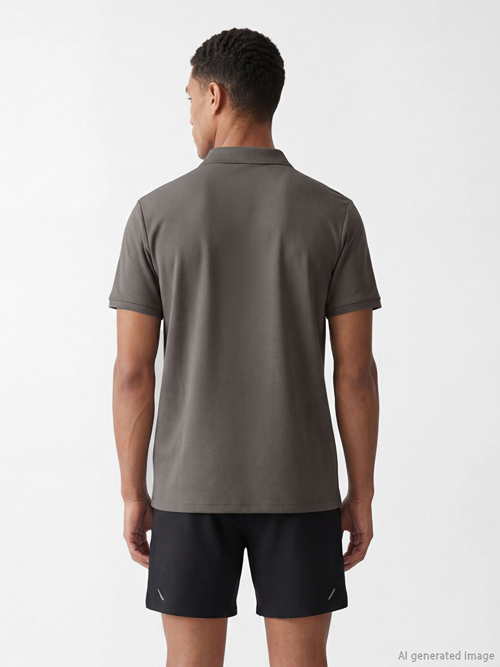 تيشيرت بولو مطرز رياضي للرجال-4