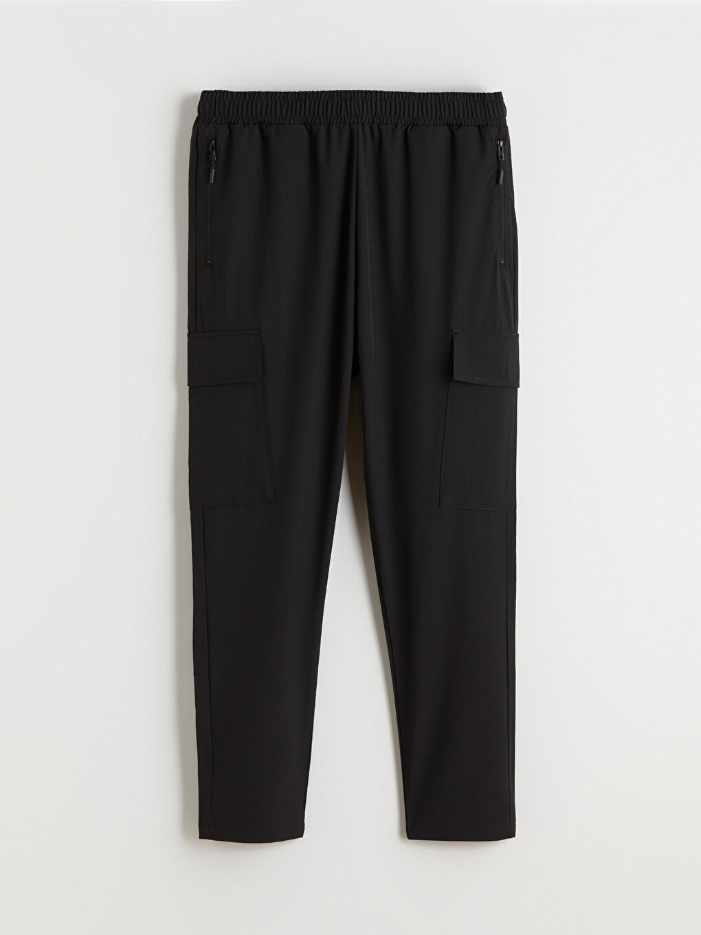 Siyah Standart Kalıp Erkek Jogger Eşofman Altı-4