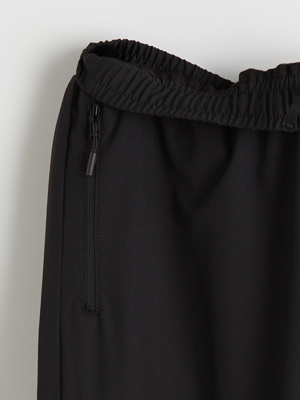 Siyah Standart Kalıp Erkek Jogger Eşofman Altı-5