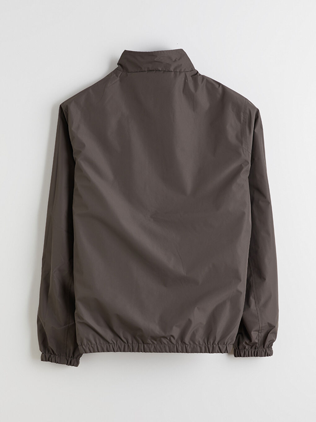 Siyah Standart Kalıp Dik Yaka Erkek Mont-11