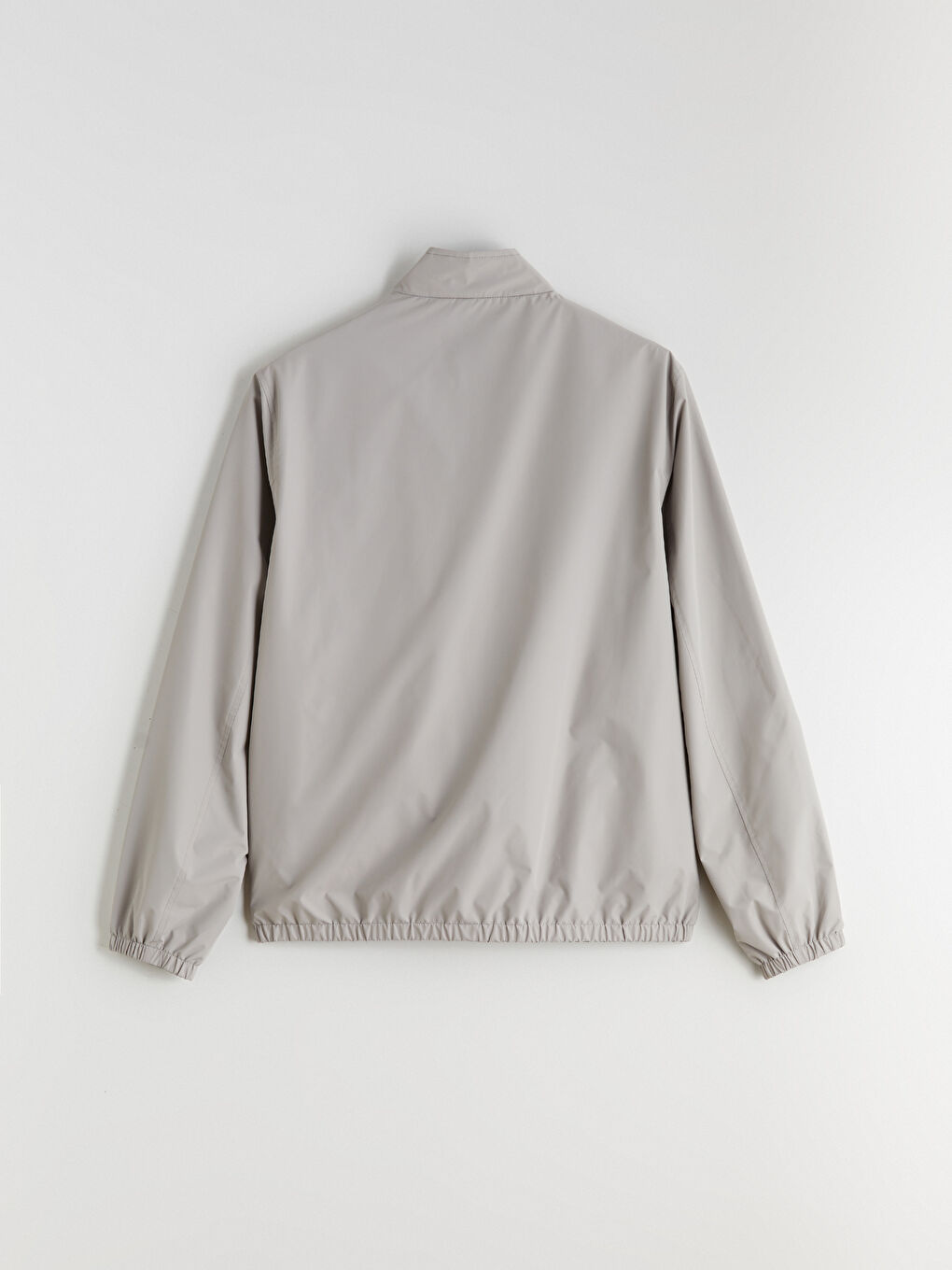 Bej Standart Kalıp Dik Yaka Erkek Mont-11