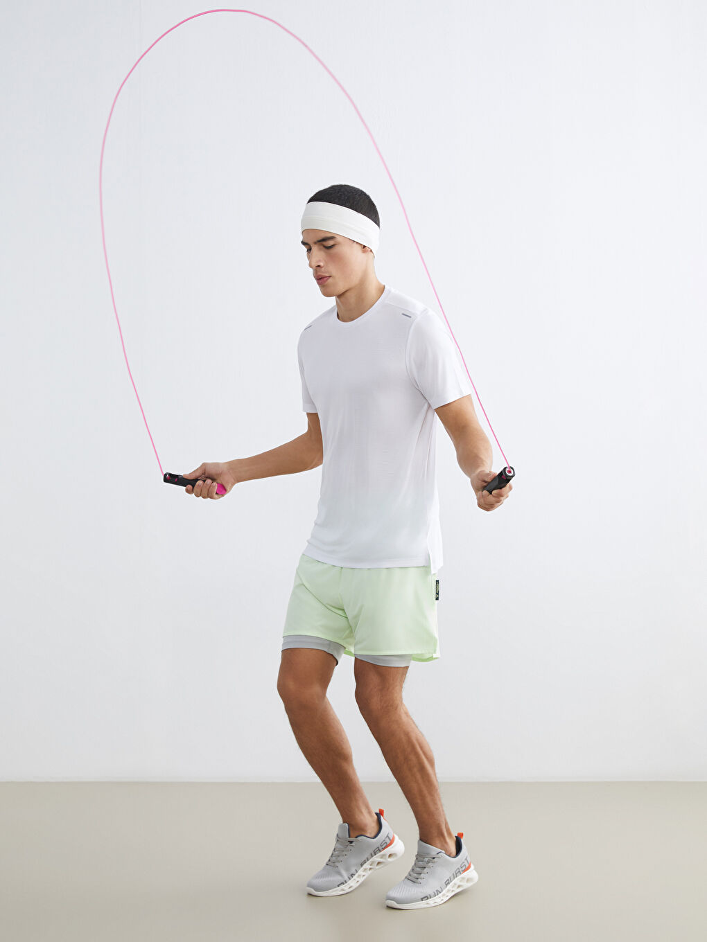 Yeşil Standart Kalıp Erkek Spor Şort