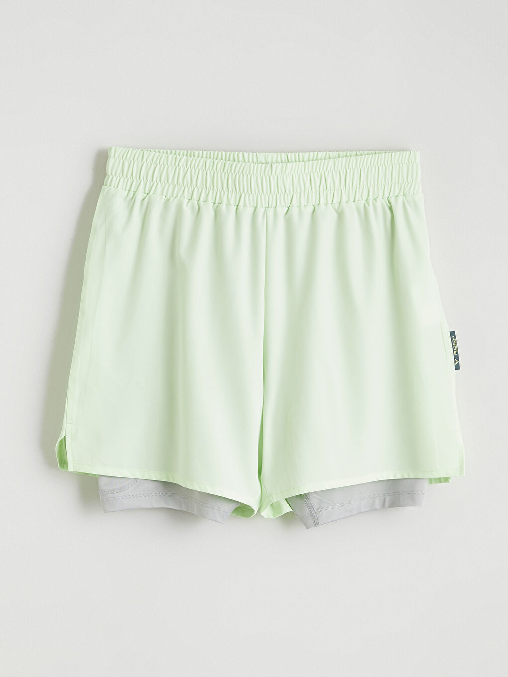 Yeşil Standart Kalıp Erkek Spor Şort-4