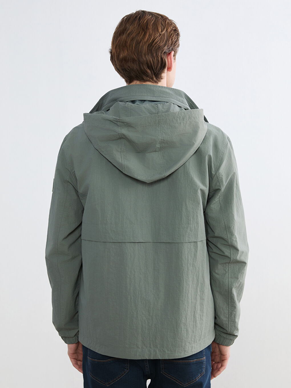 Men's Regular Fit Zip-Up Hoodie Jacket-5