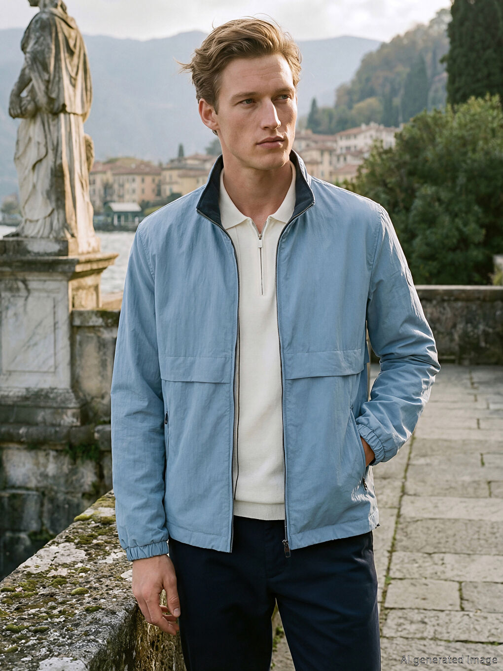 Manteau BLEU Homme