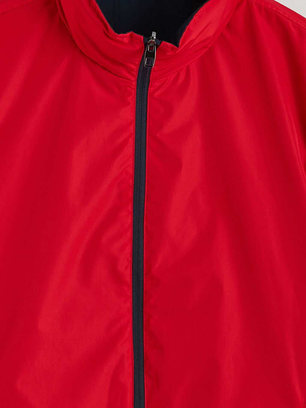 Lacivert Standart Kalıp Dik Yakalı Erkek Mont-10