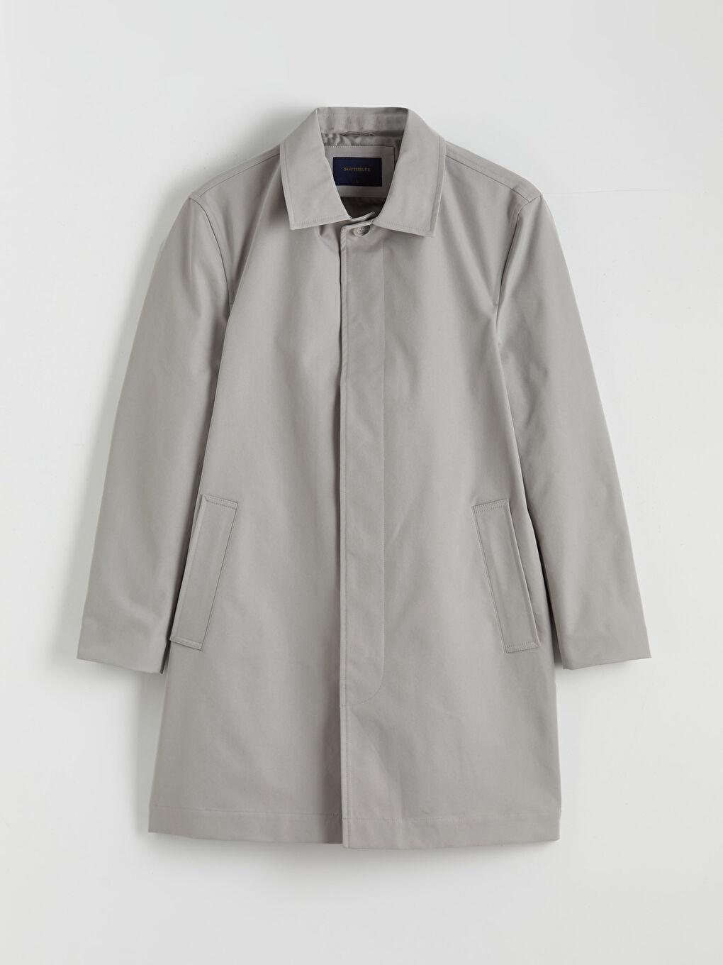 Bej Standart Kalıp Erkek Trençkot-7