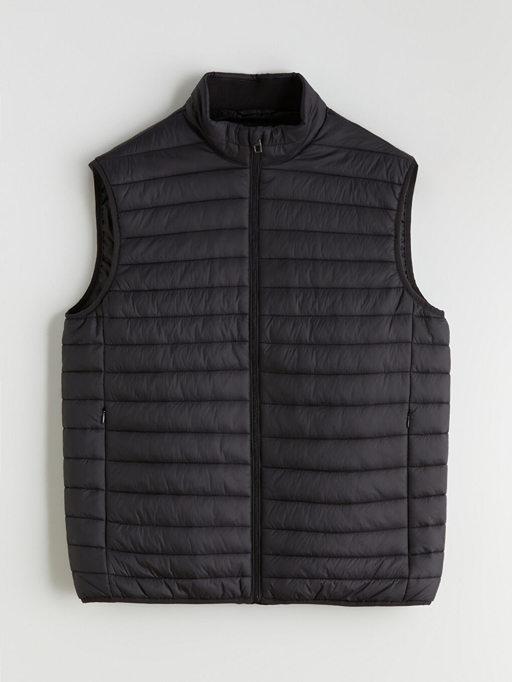 Siyah Dik Yaka Erkek Şişme Yelek-5