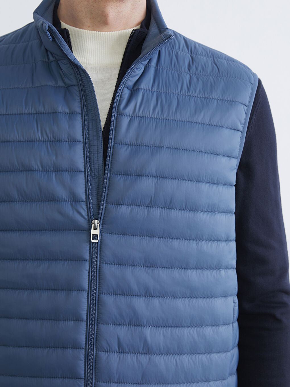 Straight Collar Men's Inflatable Vest-2