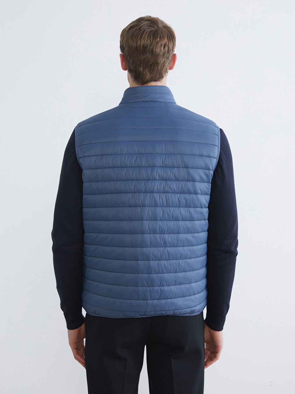 Straight Collar Men's Inflatable Vest-4