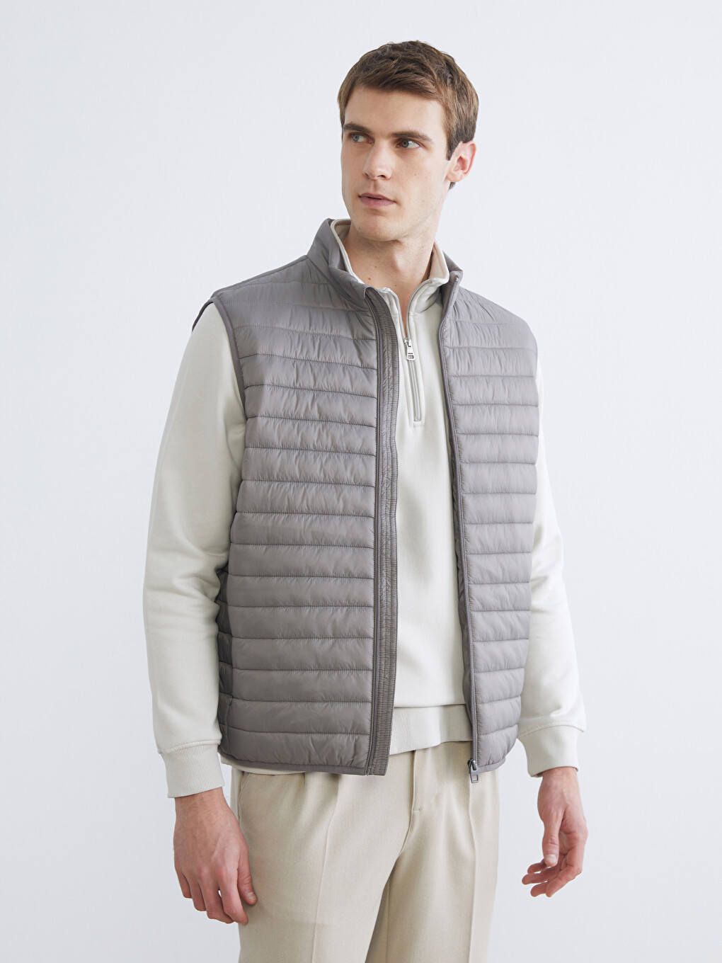 Straight Collar Men's Inflatable Vest