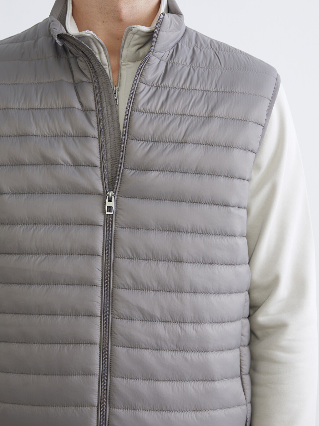 Straight Collar Men's Inflatable Vest-2