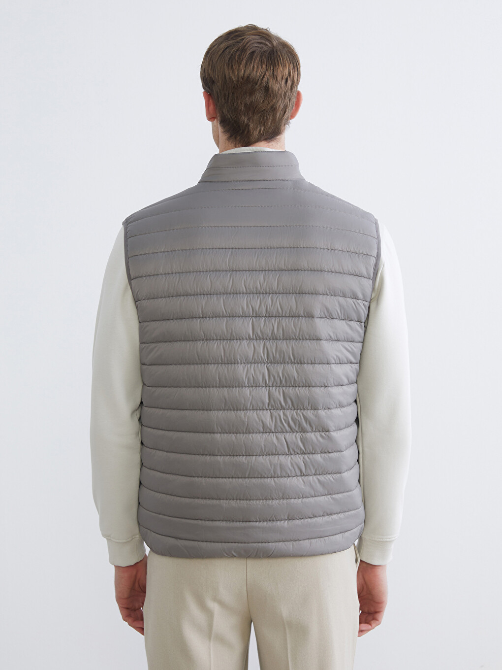 Straight Collar Men's Inflatable Vest-4