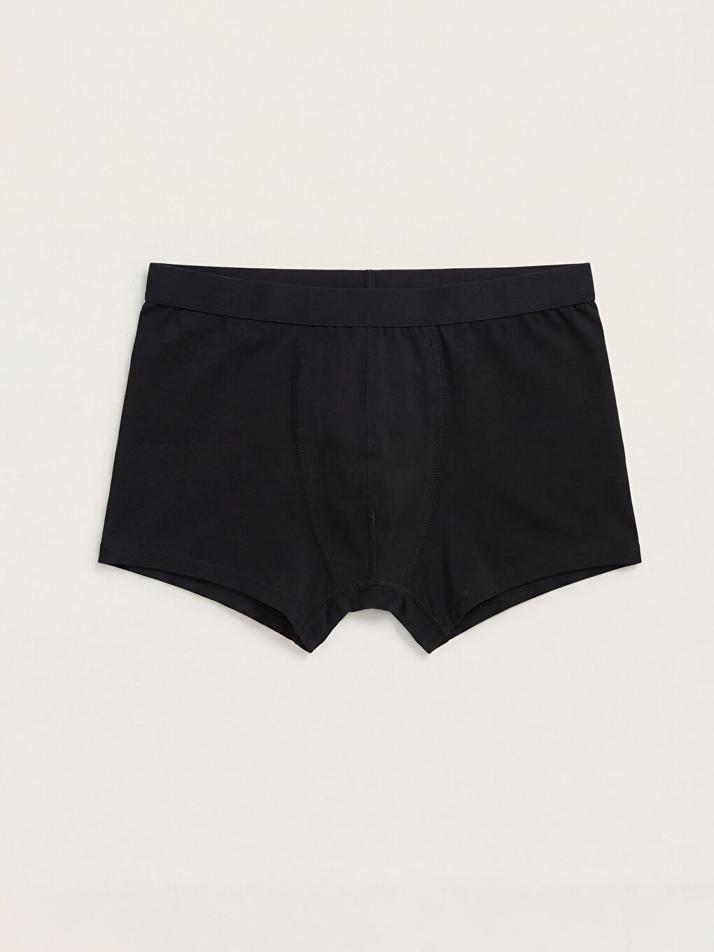 Siyah Standart Kalıp Pamuklu Esnek Erkek Boxer 3'lü-3