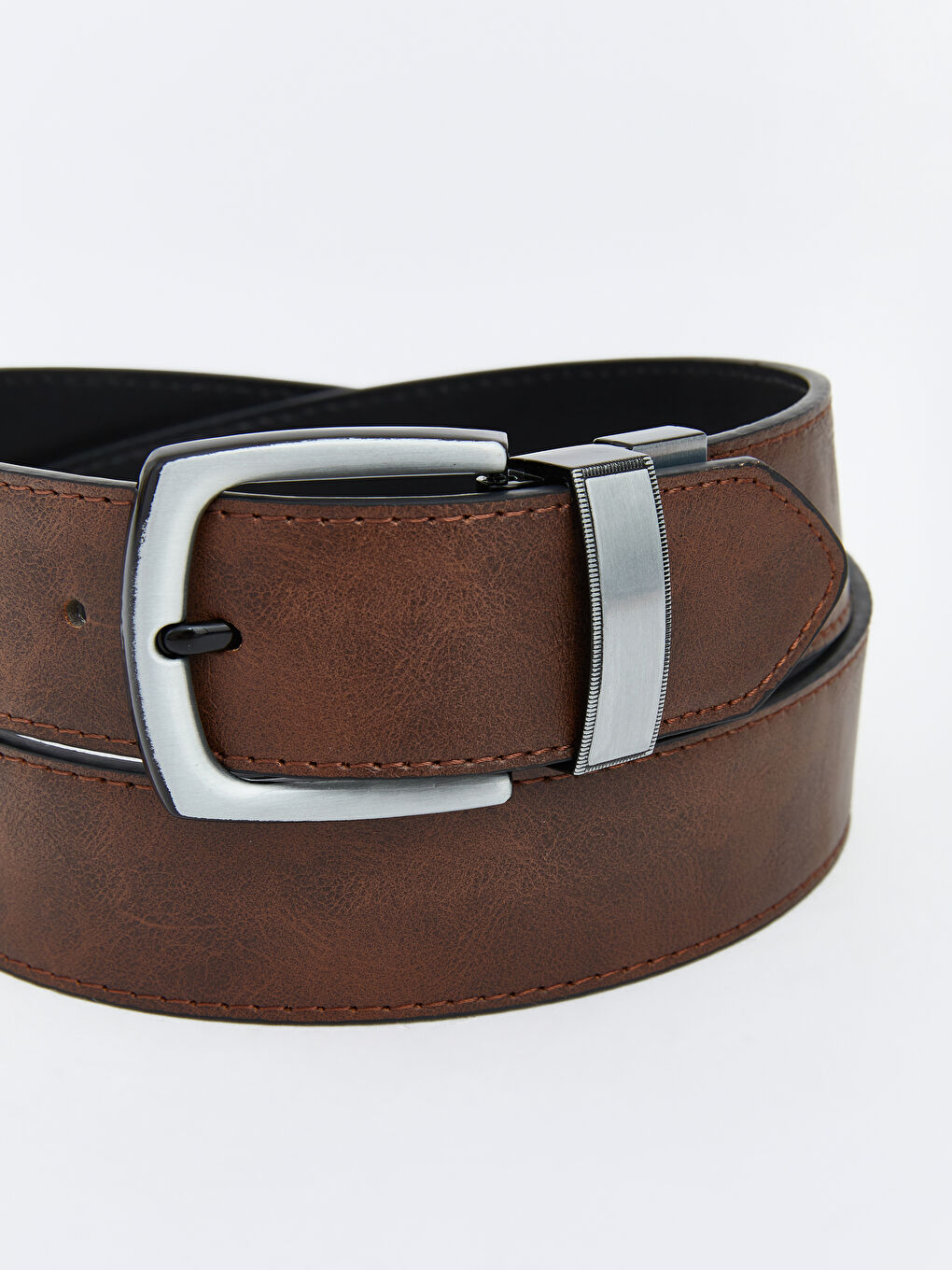 Пояс зі штучної шкіри для чоловіків-4